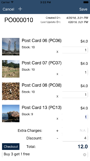 AdhocPOS - Create New PO - 2 功能示範: 新增訂單 | Function Displayed: Create PO